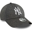 lippikset-kaareva-musta-saadettava-nauha-9forty-glitter-new-york-yankees-mlb-new-era