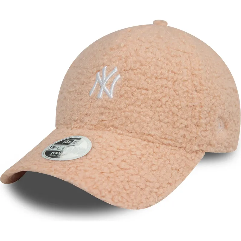lippikset-kaareva-vaaleanpunainen-saadettava-nauha-9forty-borg-new-york-yankees-mlb-new-era