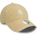 lippikset-kaareva-beige-saadettava-nauha-9forty-borg-new-york-yankees-mlb-new-era