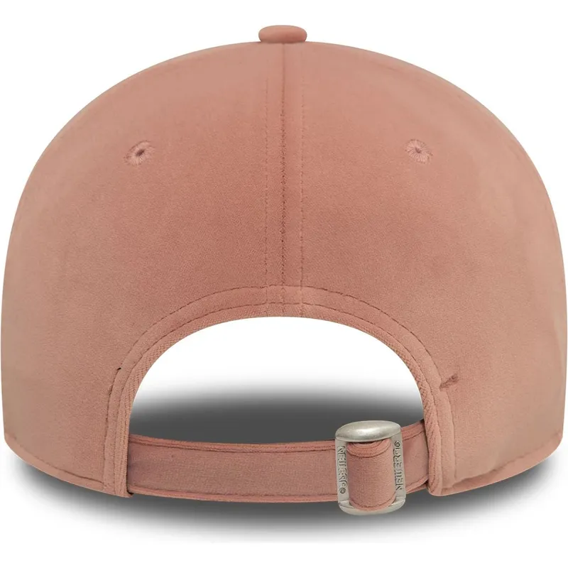 lippikset-kaareva-vaaleanpunainen-saadettava-nauha-9forty-velour-diamante-new-york-yankees-mlb-new-era