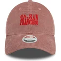 lippikset-kaareva-vaaleanpunainen-saadettava-nauha-9twenty-cord-san-francisco-ciudades-y-playas-california-new-era