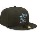 lippikset-littea-musta-istuva-59fifty-ac-perf-miami-marlins-mlb-new-era