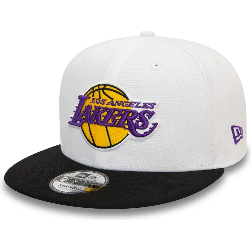 lippikset-littea-musta-snapback-9fifty-white-crown-patch-los-angeles-lakers-nba-new-era