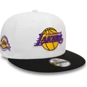 lippikset-littea-musta-snapback-9fifty-white-crown-patch-los-angeles-lakers-nba-new-era