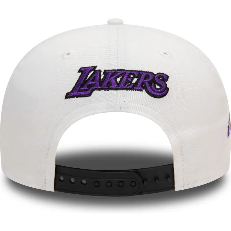 lippikset-littea-musta-snapback-9fifty-white-crown-patch-los-angeles-lakers-nba-new-era