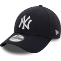 lippikset-kaareva-laivastonsininen-saadettava-nauha-9forty-side-patch-new-york-yankees-mlb-new-era