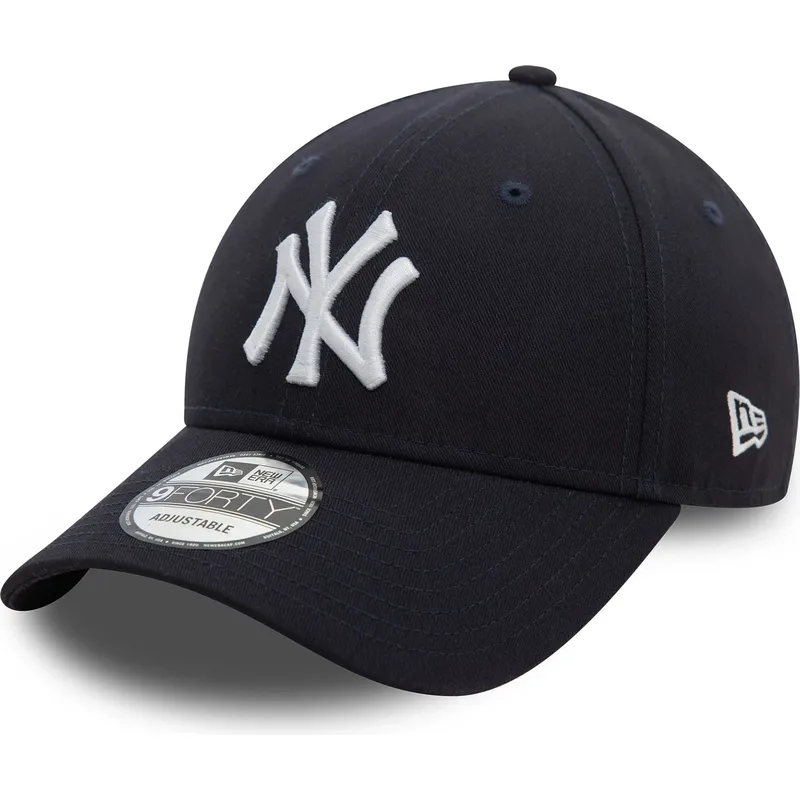 lippikset-kaareva-laivastonsininen-saadettava-nauha-9forty-side-patch-new-york-yankees-mlb-new-era