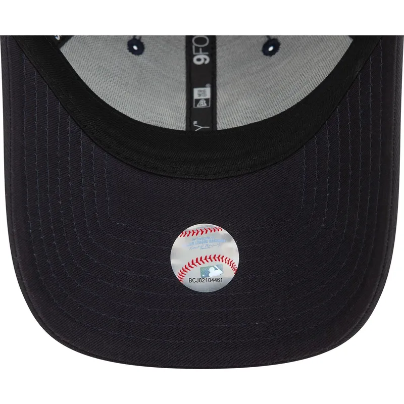 lippikset-kaareva-laivastonsininen-saadettava-nauha-9forty-side-patch-new-york-yankees-mlb-new-era