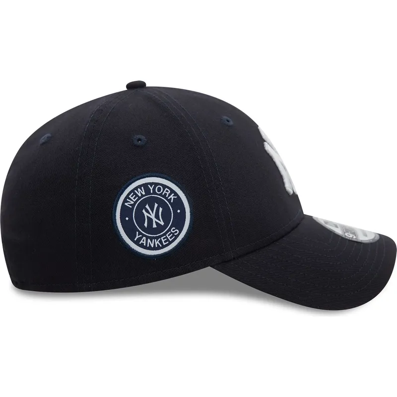 lippikset-kaareva-laivastonsininen-saadettava-nauha-9forty-side-patch-new-york-yankees-mlb-new-era