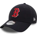 lippikset-kaareva-laivastonsininen-saadettava-nauha-9forty-side-patch-boston-red-sox-mlb-new-era