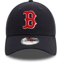 lippikset-kaareva-laivastonsininen-saadettava-nauha-9forty-side-patch-boston-red-sox-mlb-new-era