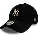 lippikset-kaareva-musta-saadettava-nauha-9forty-cord-new-york-yankees-mlb-new-era