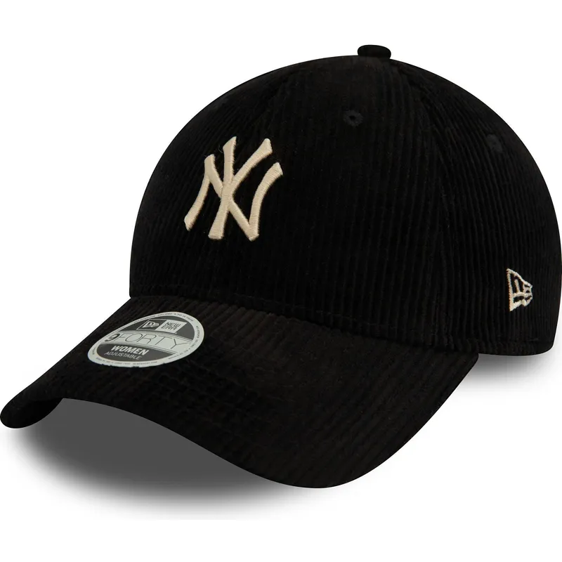 lippikset-kaareva-musta-saadettava-nauha-9forty-cord-new-york-yankees-mlb-new-era
