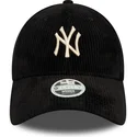 lippikset-kaareva-musta-saadettava-nauha-9forty-cord-new-york-yankees-mlb-new-era