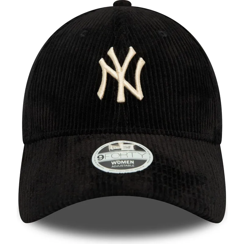 lippikset-kaareva-musta-saadettava-nauha-9forty-cord-new-york-yankees-mlb-new-era