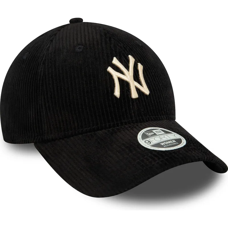 lippikset-kaareva-musta-saadettava-nauha-9forty-cord-new-york-yankees-mlb-new-era