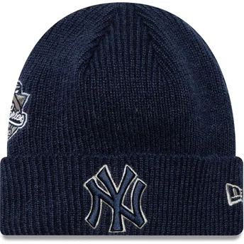 New Era World Series Patch New York Yankees MLB Navy Blue Beanie