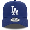 lippikset-kaareva-sininen-snapback-9forty-e-frame-patch-los-angeles-dodgers-mlb-new-era