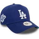 lippikset-kaareva-sininen-snapback-9forty-e-frame-patch-los-angeles-dodgers-mlb-new-era