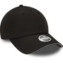 new-era-curved-brim-women-9forty-open-back-black-adjustable-cap