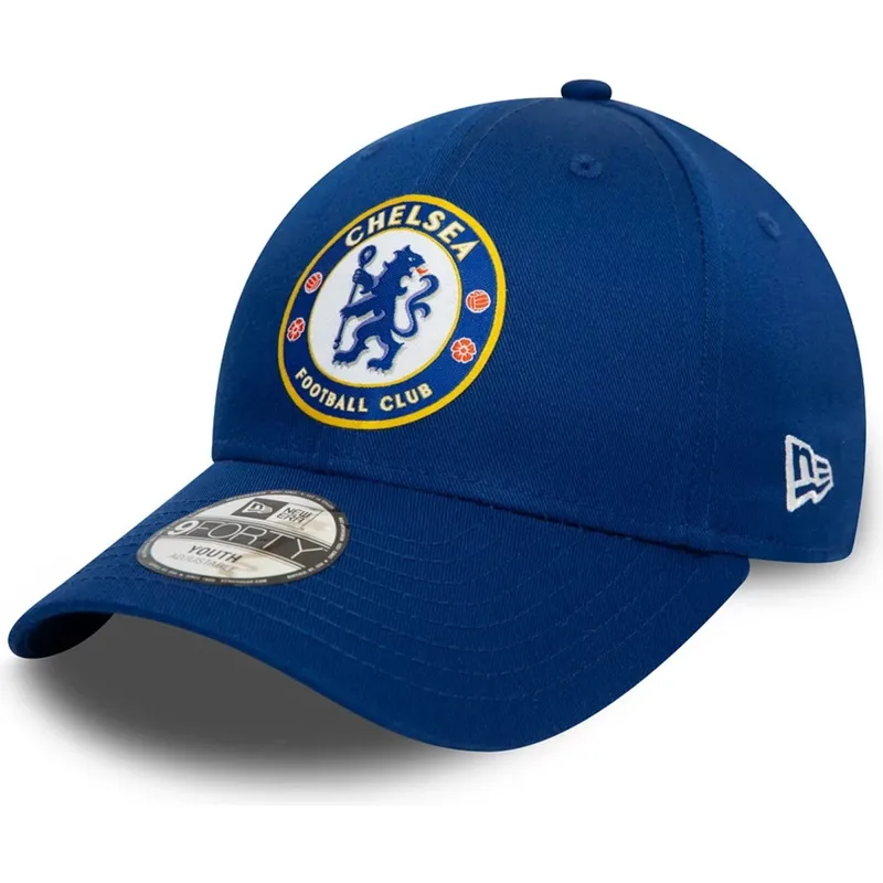 lippikset-kaareva-sininen-snapback-lapsille-9forty-core-chelsea-football-club-premier-league-new-era