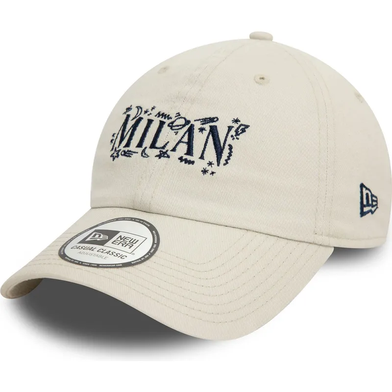 cap-kaareva-beige-adjustable-strap-9twenty-scribble-ac-milan-serie-a-new-era