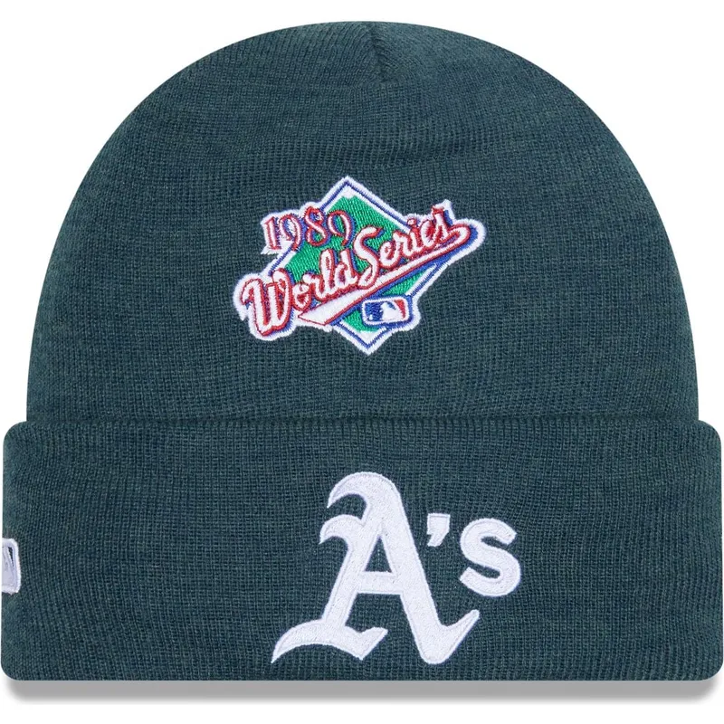 lakit-vihrea-world-series-balaclava-oakland-athletics-mlb-new-era