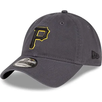 Lippikset kaareva harmaa säädettävä nauha 9TWENTY Core Classic Pittsburgh Pirates MLB New Era