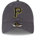 lippikset-kaareva-harmaa-saadettava-nauha-9twenty-core-classic-pittsburgh-pirates-mlb-new-era