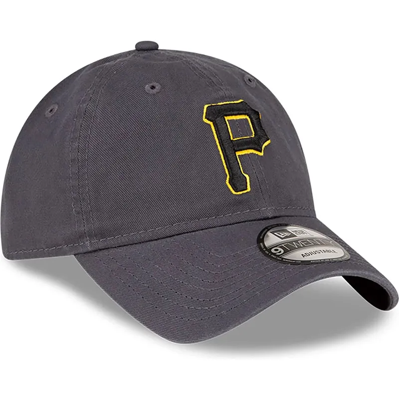 cap-kaareva-gray-adjustable-strap-9twenty-core-classic-pittsburgh-pirates-mlb-new-era cap-kaareva-gray-adjustable-strap-9twenty-core-classic-pittsburgh-pirates-mlb-new-era