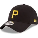lippikset-kaareva-musta-saadettava-nauha-9twenty-core-classic-pittsburgh-pirates-mlb-new-era