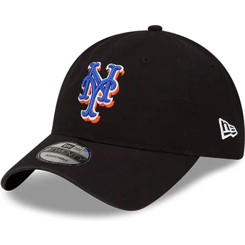 Cap kaareva black adjustable strap 9TWENTY Core Classic New York Mets MLB New Era