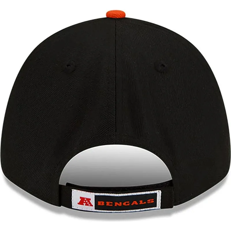 cap-kaareva-black-adjustable-strap-9forty-the-league-cincinnati-bengals-nfl-new-era cap-kaareva-black-adjustable-strap-9forty-the-league-cincinnati-bengals-nfl-new-era