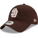 lippikset-kaareva-ruskea-saadettava-nauha-9twenty-core-classic-san-diego-padres-mlb-new-era