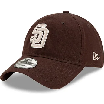 Cap kaareva brown adjustable strap 9TWENTY Core Classic San Diego Padres MLB New Era