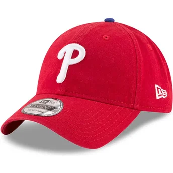 Cap kaareva red adjustable strap 9TWENTY Core Classic Philadelphia Phillies MLB New Era