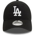 new-era-curved-brim-9twenty-washed-los-angeles-dodgers-mlb-black-adjustable-cap