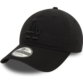 Cap kaareva black adjustable strap 9TWENTY Washed Los Angeles Dodgers MLB New Era