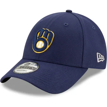 Cap kaareva navy blue adjustable strap 9FORTY The League Milwaukee Brewers MLB New Era
