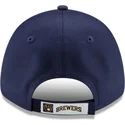 lippikset-kaareva-laivastonsininen-saadettava-nauha-9forty-the-league-milwaukee-brewers-mlb-new-era