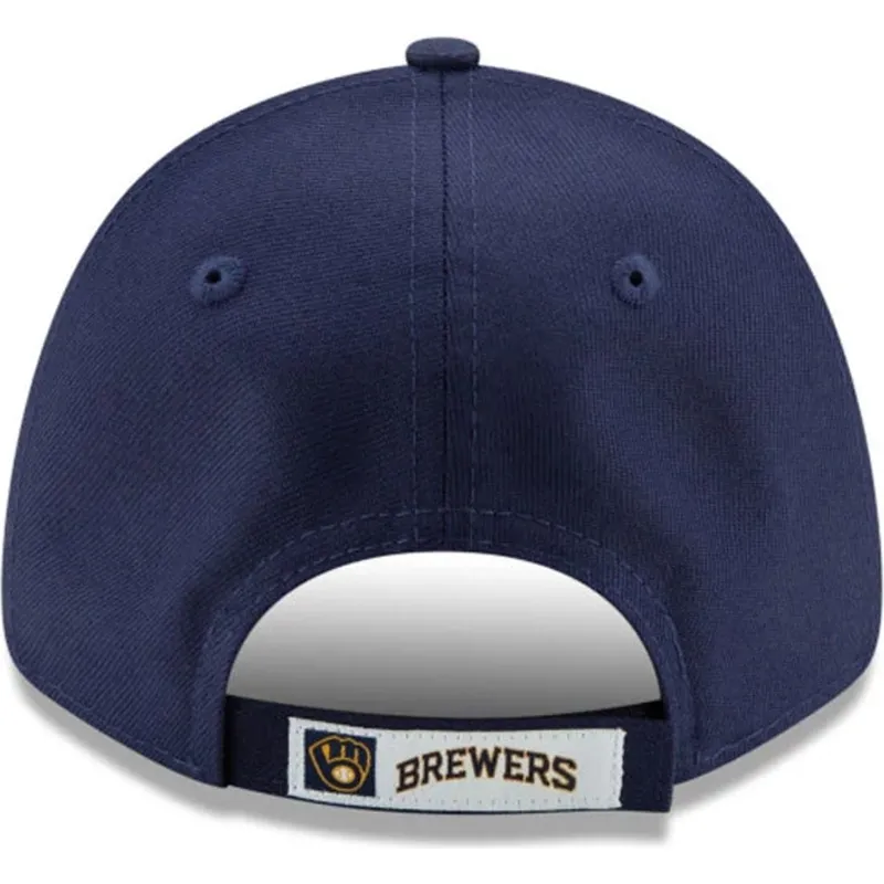 lippikset-kaareva-laivastonsininen-saadettava-nauha-9forty-the-league-milwaukee-brewers-mlb-new-era