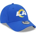 lippikset-kaareva-sininen-saadettava-nauha-lapsille-9forty-the-league-los-angeles-rams-nfl-new-era