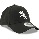 lippikset-kaareva-musta-saadettava-nauha-lapsille-9forty-the-league-chicago-white-sox-mlb-new-era