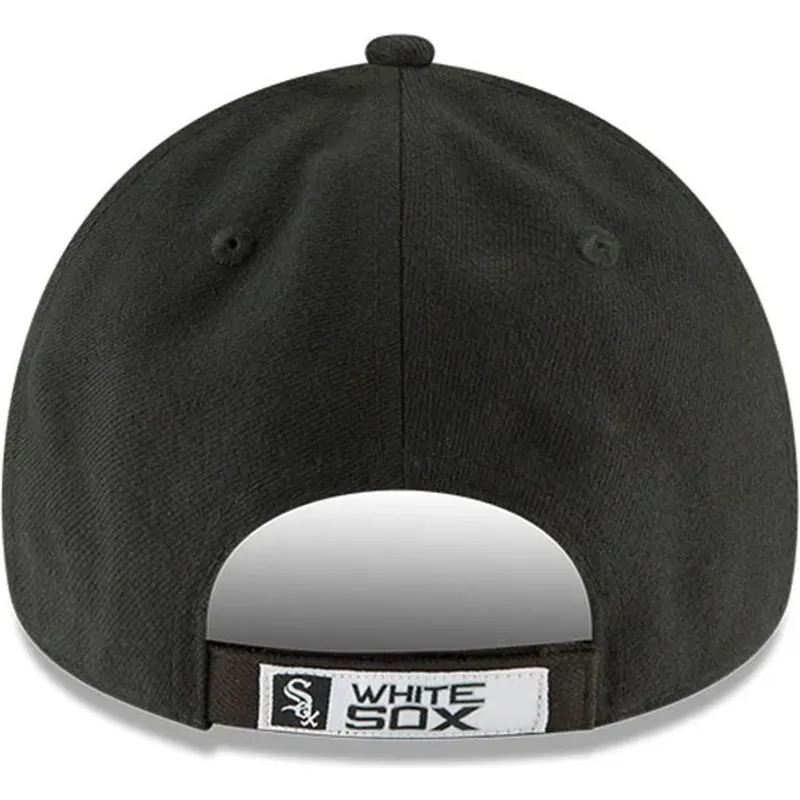 lippikset-kaareva-musta-saadettava-nauha-lapsille-9forty-the-league-chicago-white-sox-mlb-new-era