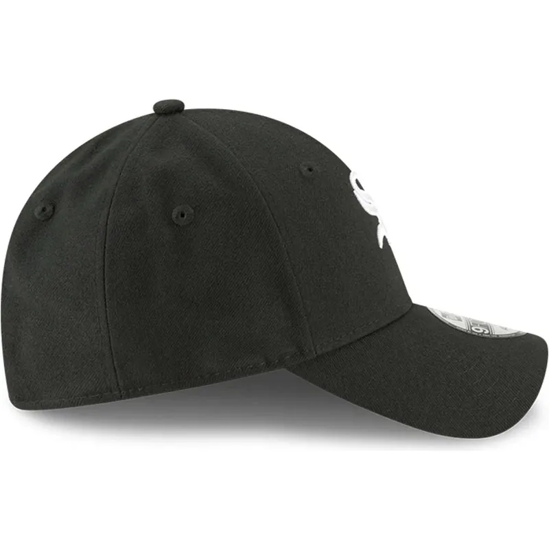lippikset-kaareva-musta-saadettava-nauha-lapsille-9forty-the-league-chicago-white-sox-mlb-new-era