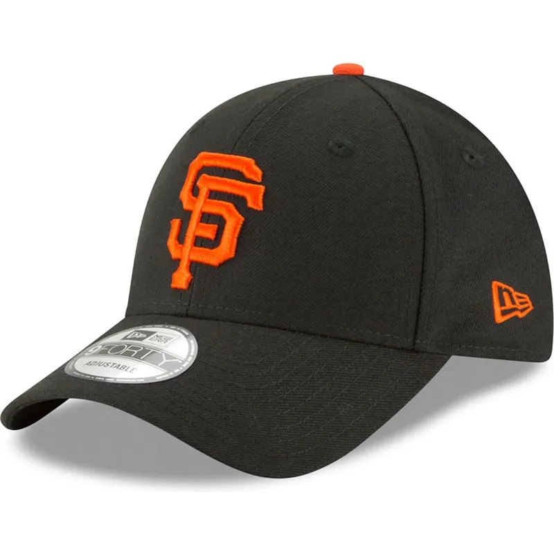lippikset-kaareva-musta-saadettava-nauha-lapsille-9forty-the-league-san-francisco-giants-mlb-new-era