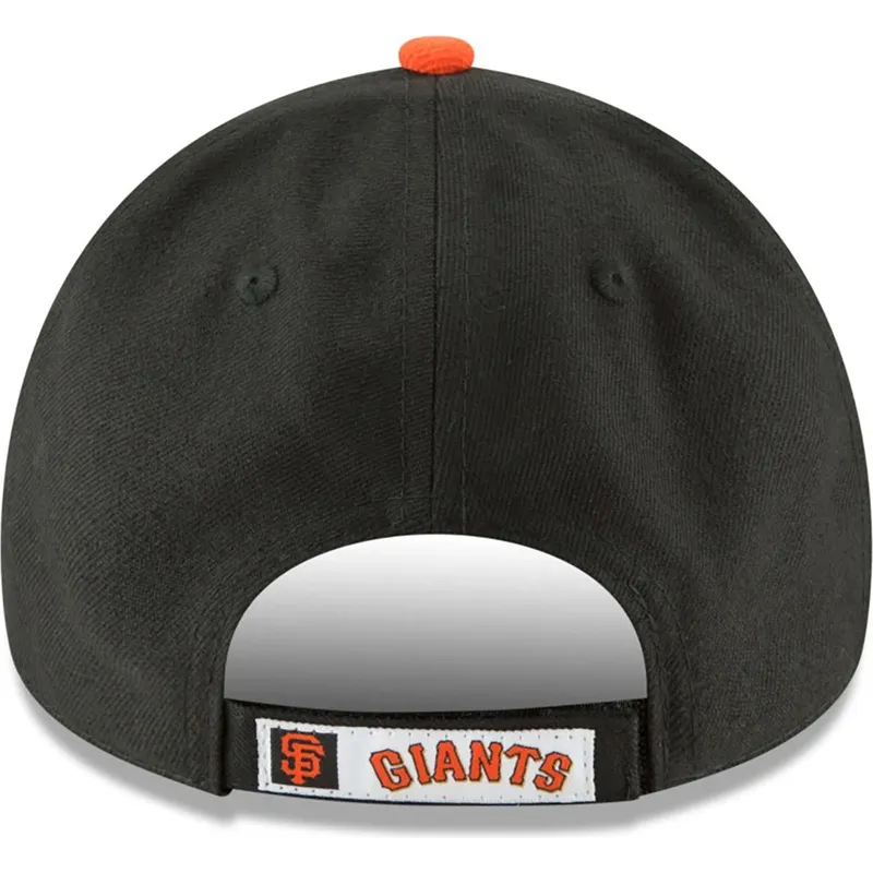 lippikset-kaareva-musta-saadettava-nauha-lapsille-9forty-the-league-san-francisco-giants-mlb-new-era