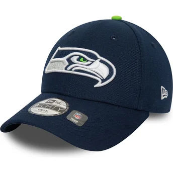 Lippikset kaareva laivastonsininen säädettävä nauha lapsille 9FORTY The League Seattle Seahawks NFL New Era