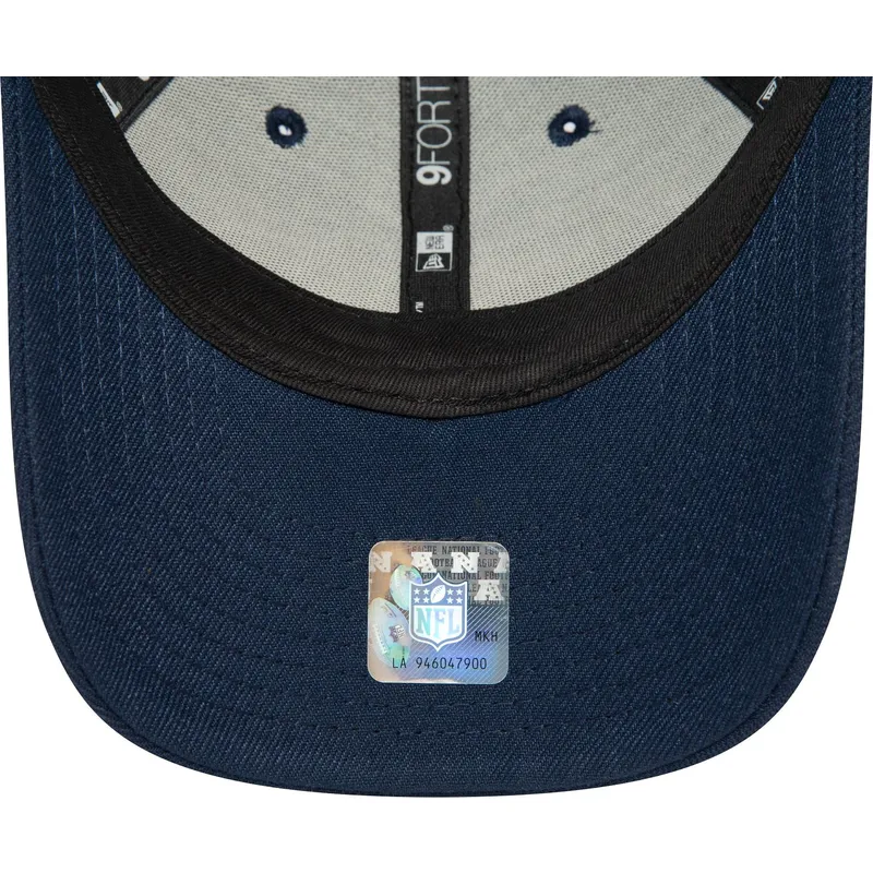 lippikset-kaareva-laivastonsininen-saadettava-nauha-lapsille-9forty-the-league-seattle-seahawks-nfl-new-era