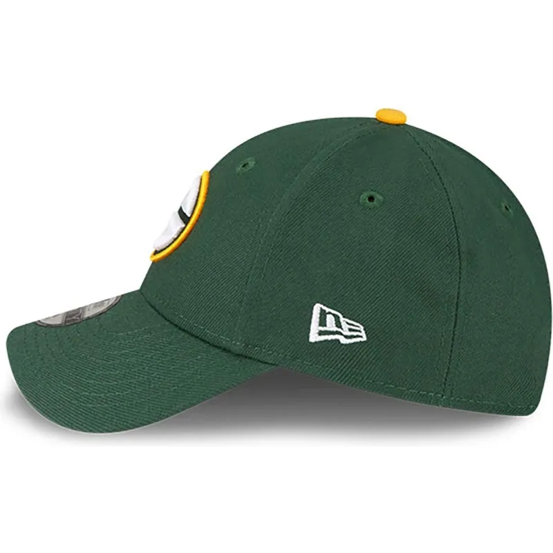 lippikset-kaareva-vihrea-saadettava-nauha-lapsille-9forty-the-league-green-bay-packers-nfl-new-era